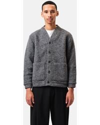 Universal Works - Advance Cardigan (Wool Fleece) - Lyst