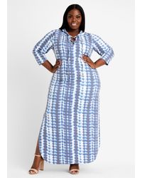 ashley stewart blue dresses