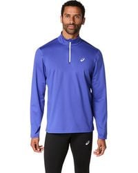 Asics - CORE LS 1/2 ZIP WINTER TOP - Lyst