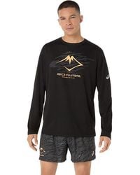 Asics - Fujitrail Logo Ls Top - Lyst