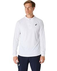 Asics - Match Ls 1/2 Zip Top - Lyst