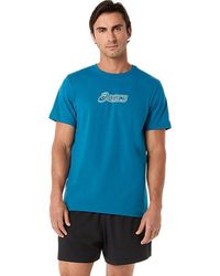 Asics - Logo Graphic Tee - Lyst