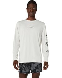 Asics - Fujitrail Logo Ls Top - Lyst