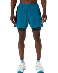 Asics - ROAD 2N1 5IN SHORT - Lyst
