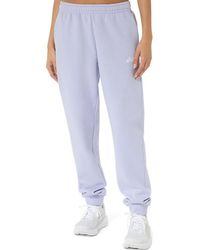 Asics - Logo Fleece Pant - Lyst
