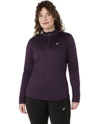 Asics - Core Ls 1/2 Zip Winter Top - Lyst