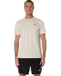Asics - COURT GRAPHIC SS TOP - Lyst