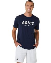 Asics - Men Court Tennis Graphic Tee - Lyst