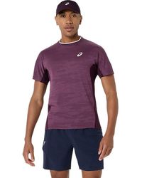 Asics - Match Jacquard Ss Top - Lyst