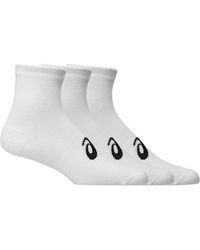 Asics - Aeg 3 Pack Quarter Sock - Lyst