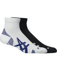 Asics - Aeg 2 Pack Cushioned Run Quarter Sock - Lyst