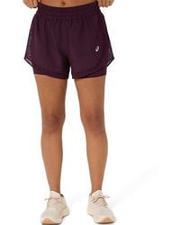 Asics - NAGINO RUN 2-N-1 SHORT - Lyst