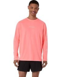 Asics - Fujitrail Logo Ls Top - Lyst