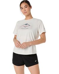 Asics - FUJITRAIL LOGO SS TOP - Lyst