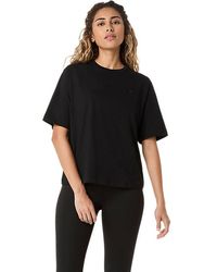 Asics - Spiral Embroidery Relaxed Tee - Lyst