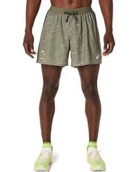 Asics - Fujitrail All Over Print 5In Short - Lyst