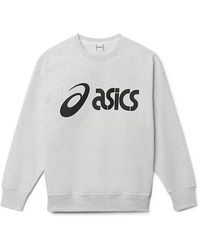 Asics - LOGO SWEATCREW - Lyst