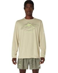 Asics - Fujitrail Logo Ls Top - Lyst