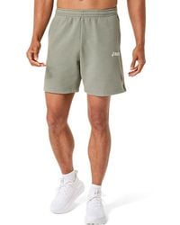 Asics - Logo Fleece 7In Short - Lyst