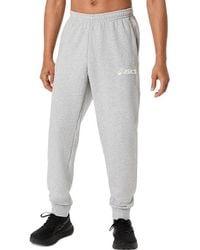 Asics - Logo Fleece Pant - Lyst