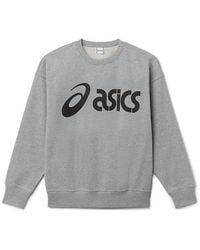 Asics - Logo Sweatcrew - Lyst