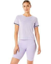 Asics RACE CROP TOP - Schwarz