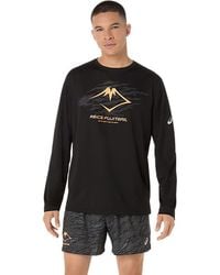 Asics - Fujitrail Logo Ls Top - Lyst