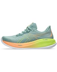 Asics - Gel Cumulus 26 Running Trainers S Road Shoes Teal/yellow 11 - Lyst
