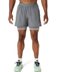 Asics - Road 2N1 5In Short - Lyst