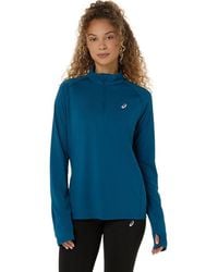 Asics - SPORT LS 1/2 ZIP TOP - Lyst