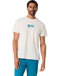 Asics - Chest logo tee - Lyst