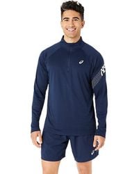 Asics - Icon Ls 1/2 Zip - Lyst