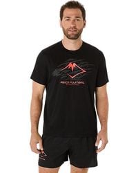 Asics - Fujitrail Logo Ss Top - Lyst