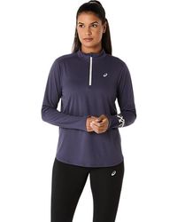 Asics - Icon 1/2 Zip Ls Top - Lyst