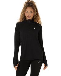 Asics - Sport Ls 1/2 Zip Top - Lyst