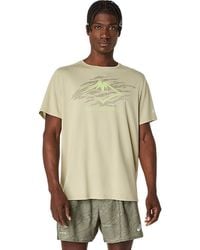 Asics - Fujitrail Logo Ss Top - Lyst