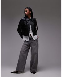 Mango - – kastige lederjacke - Lyst