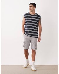 Threadbare - Cargo Shorts With Drawstring Waist - Lyst