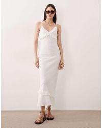 esmé studios - Maxi Beach Dress With Ruffle Detail - Lyst