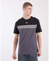 adidas Originals - Chest Stripe T-Shirt - Lyst