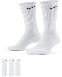 Nike - Calze da training everyday cushioned di media lunghezza (3 paia) - Lyst