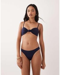 GOOD AMERICAN - Matte Good Waist Cheeky Bikini Bottoms - Lyst