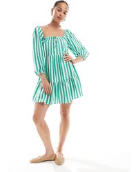 New Look - – gesmoktes minikleid - Lyst