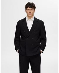 SELECTED - Double-Breasted Blazer - Lyst