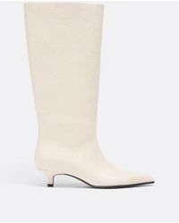 Stradivarius - Tumbled Kitten Heel Boots - Lyst