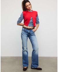 Stradivarius - D68 Boot-cut Fit Jeans With Belt - Lyst
