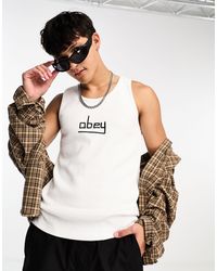 Obey - Ribbed Vest - Lyst