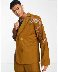 Liquor N Poker - Oversized Double Breasted Suit Jacket - Lyst