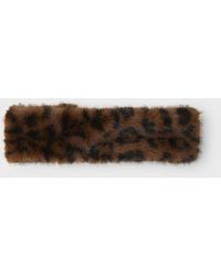 Stradivarius - Faux Fur Headband - Lyst