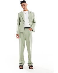 ASOS - Wide Fit Suit Trousers - Lyst
